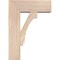Ekena Millwork Imperial Block Smooth Bracket w/ Offset Brace, Douglas Fir, 7 1/2"W x 20"D x 28"H BKT0806X20X28IMP05SDF - alternate 3